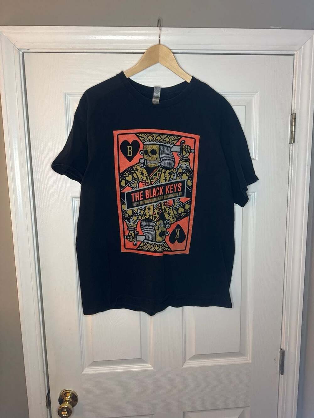 The Black Keys 2022 Tour Maryland Heights Concert T-Shirt Size XL